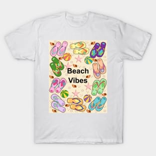 Beach Vibes - Flip Flops T-Shirt